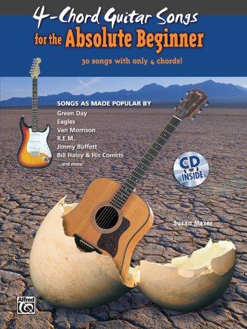 4 CHORD SONGS FOR THE ABSOLUTE BEGINNER BK/CD