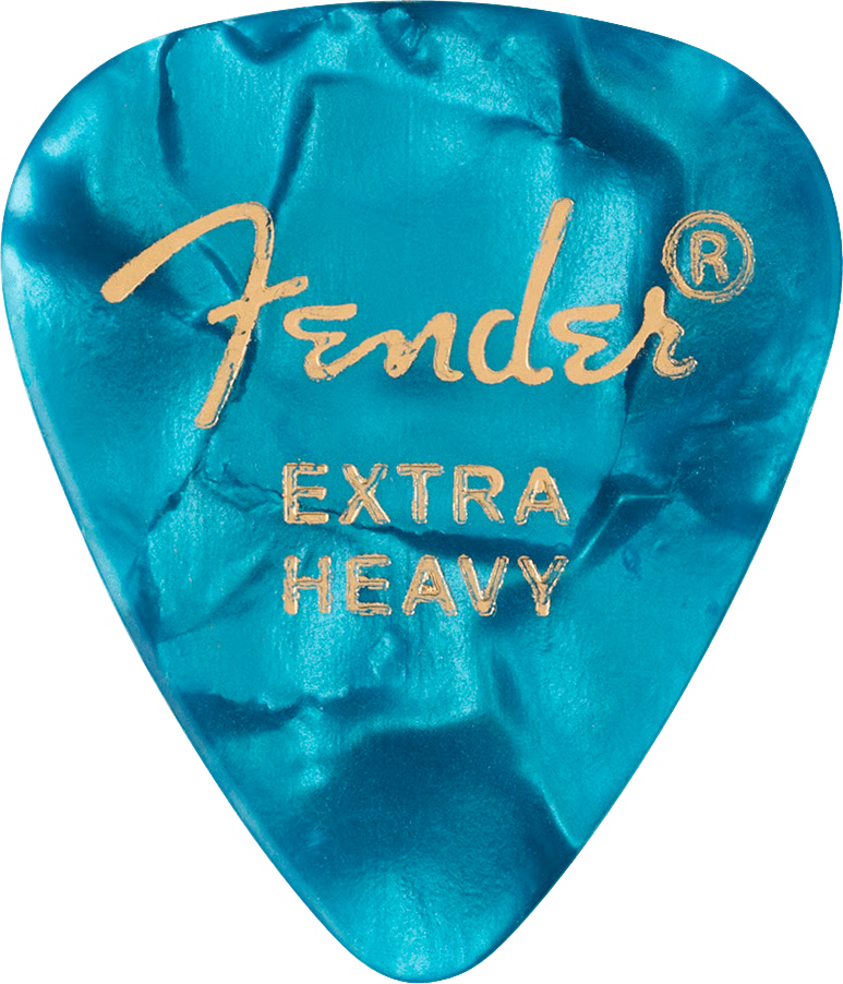 Premium Celluloid 351 Shape Picks Medium Ocean T