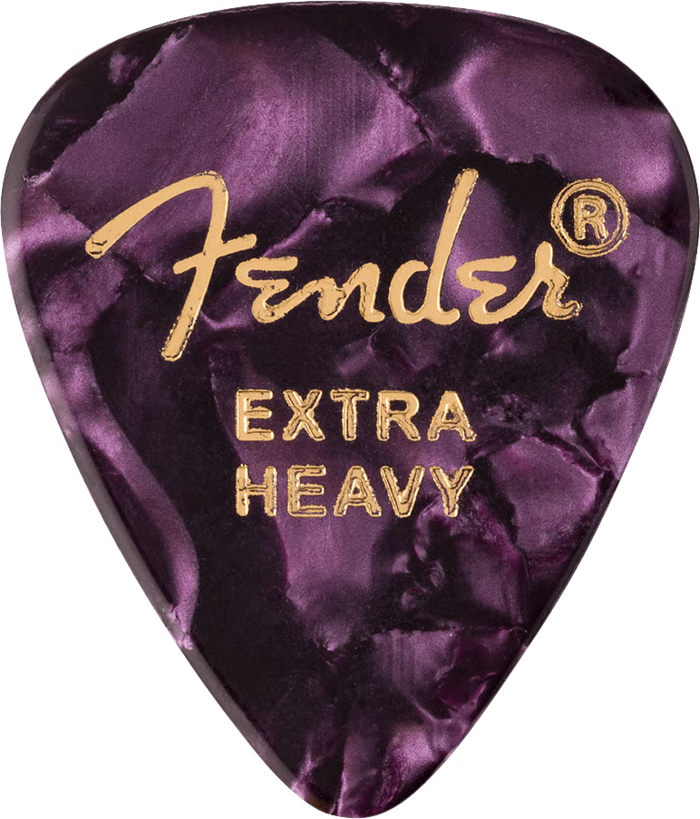 Premium Celluloid 351 Shape Picks Thin Purple Mo