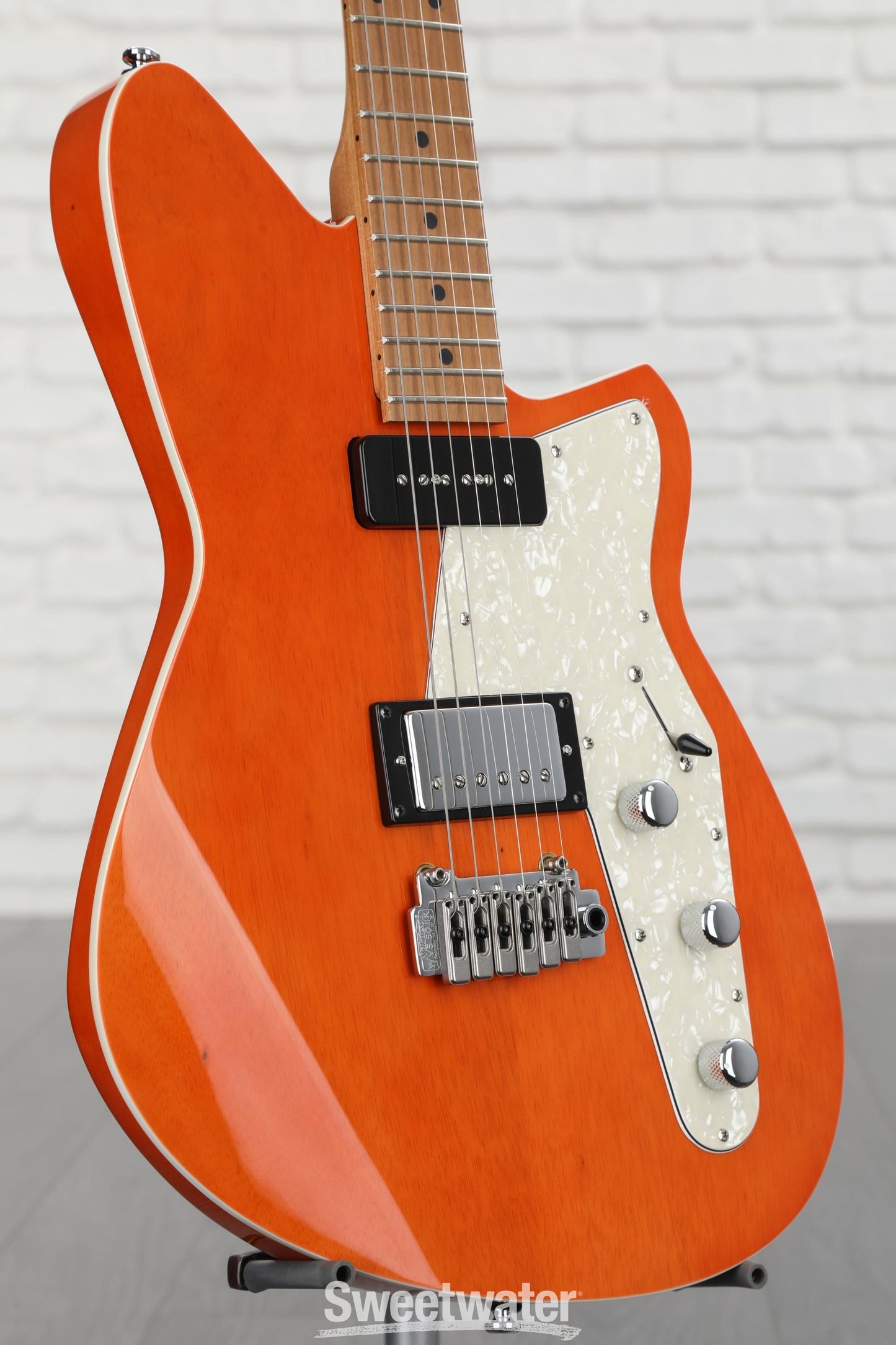 Reverend Double Agent W/Wilkinson Trem Rock Orange Roasted Maple