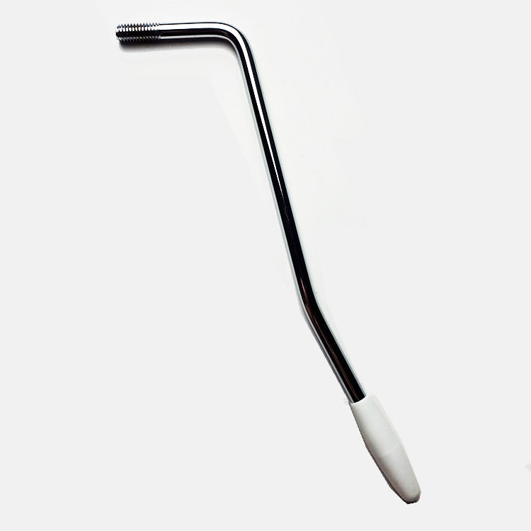GT Tremolo Arm in Chrome Finish with White Plastic Cap (Pk-1) M6 Thread (6mm)
