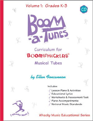 Boomwhackers "Boom-a-Tunes Volume 1" Curriculum Book/CD