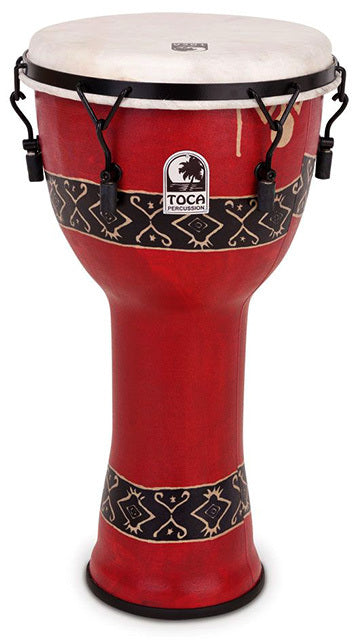 Toca Freestyle 2 Series Mech Tuned Djembe 10" in Bali Red