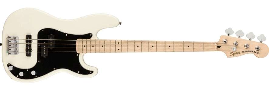 Affinity Series Precision Bass PJ Maple Fingerboard Black Pickguard Olympic White