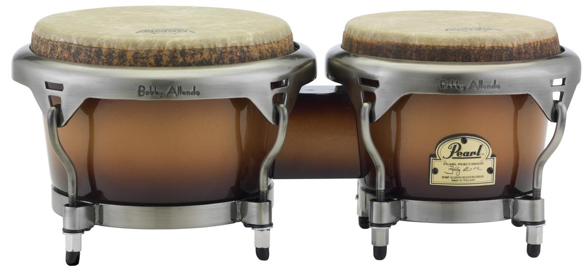 PERC. BONGOS BOBBY ALLENDE SIGNATURE FIBREGLASS 7"+ 8.5" CAFE CON LECHE PBF-300DXBA-620