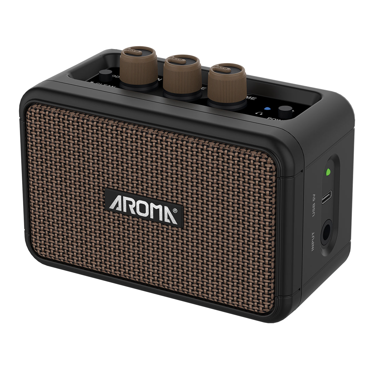 Aroma AG04BK 5W Portable Guitar Amplifier Black
