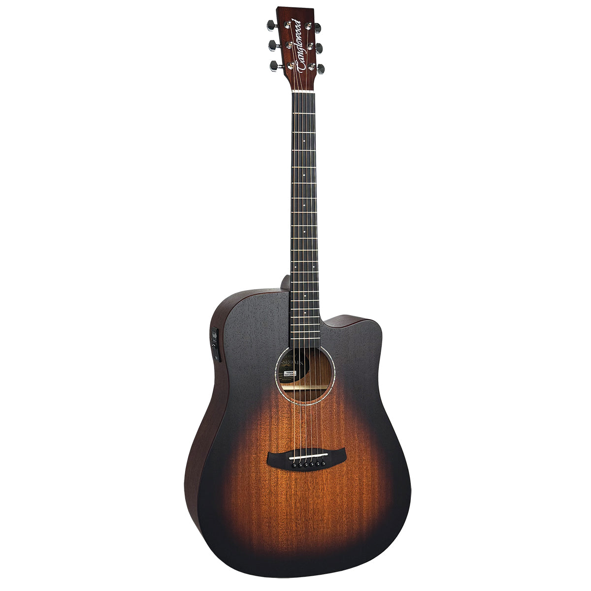 Tanglewood TC5CE Crossroads Dread C/E All Mahogany Whiskey Barrel Oak #TWCRDCE