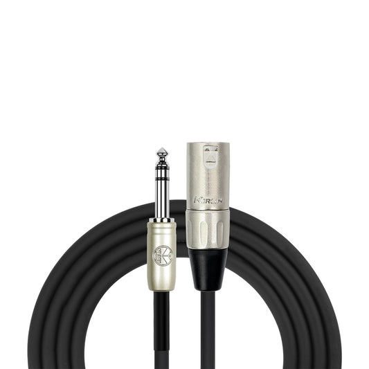 Kirlin 6ft Male XLR - 6.5 TRS Jack Cable # MP-483PR-6FT