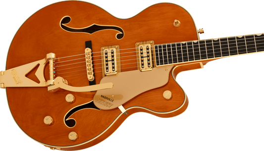 Gretsch Synchromatic™ Nashville™ Hollow Body Single-Cut | 50's Orange Stain | Electric Guitar
