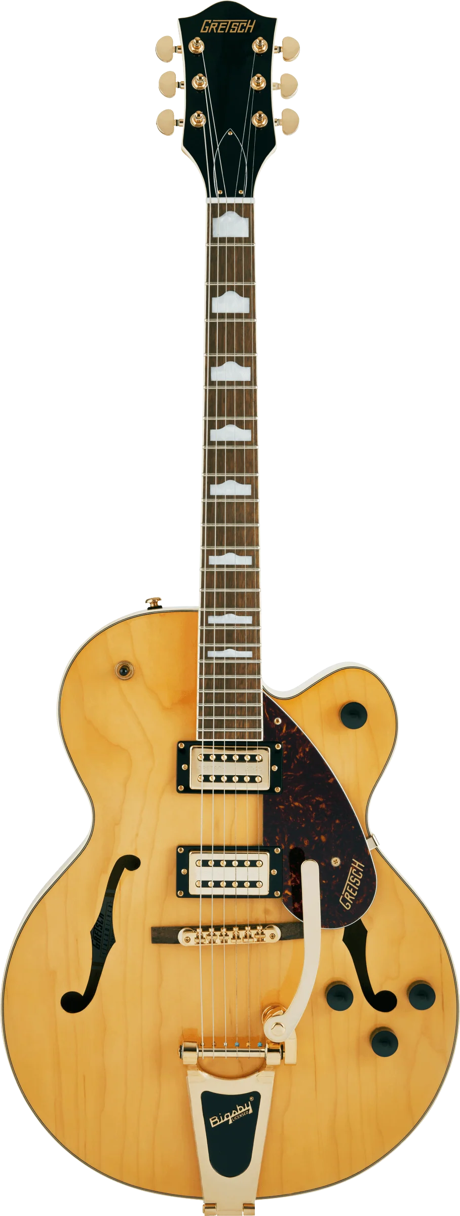 G2410TG Streamliner Hollow Body Single-Cut with Bigsby® and Gold Hardware, Laurel Fingerboard, Village Amber
