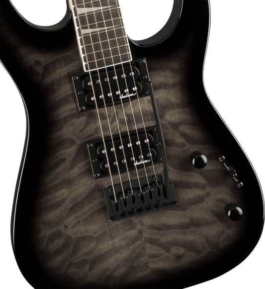 Jackson JS Series Dinky JS20 DKQ 2PT Electric Guitar | Transparent Black