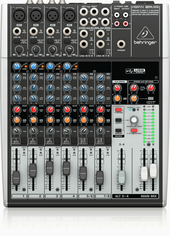 BEHRINGER XENYX 1204USB MIXER