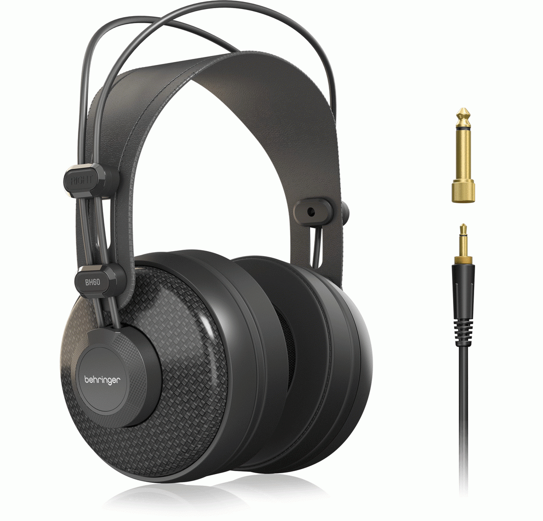 BEHRINGER BH60 CIRCUM-AURAL HIGH-FIDELITY HEADPHONES