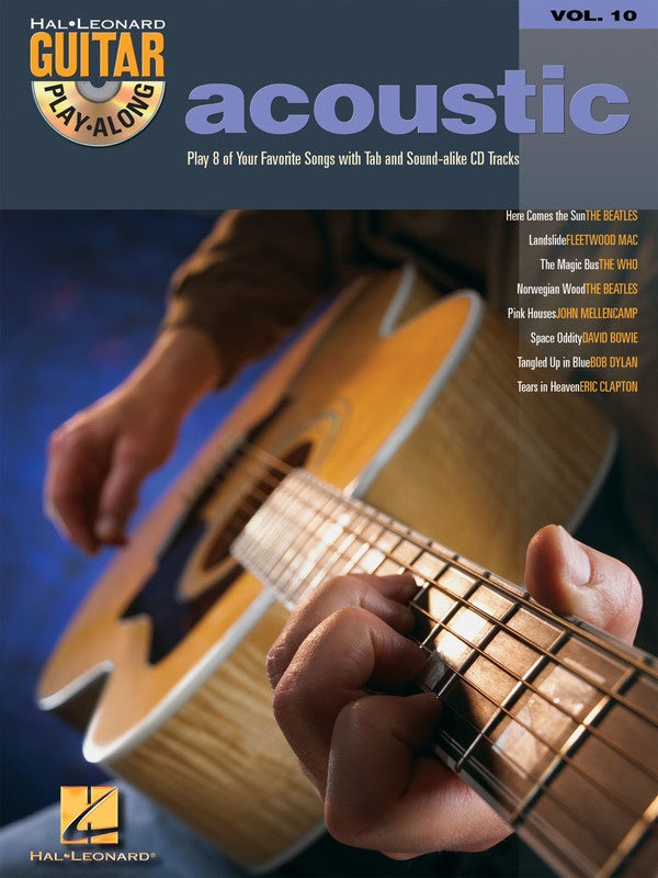 ACOUSTIC GUITAR PLAY ALONG VOL 10 BKCD