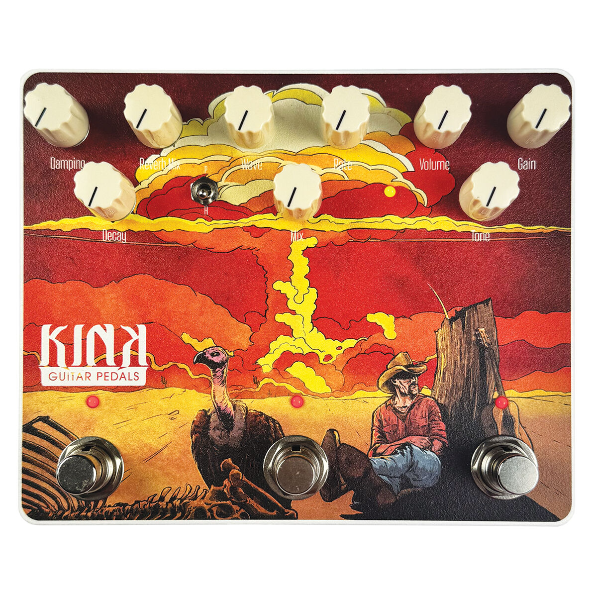 Kink Atomic Spaghetti Plus Overdrive Tremolo Reverb pedal
