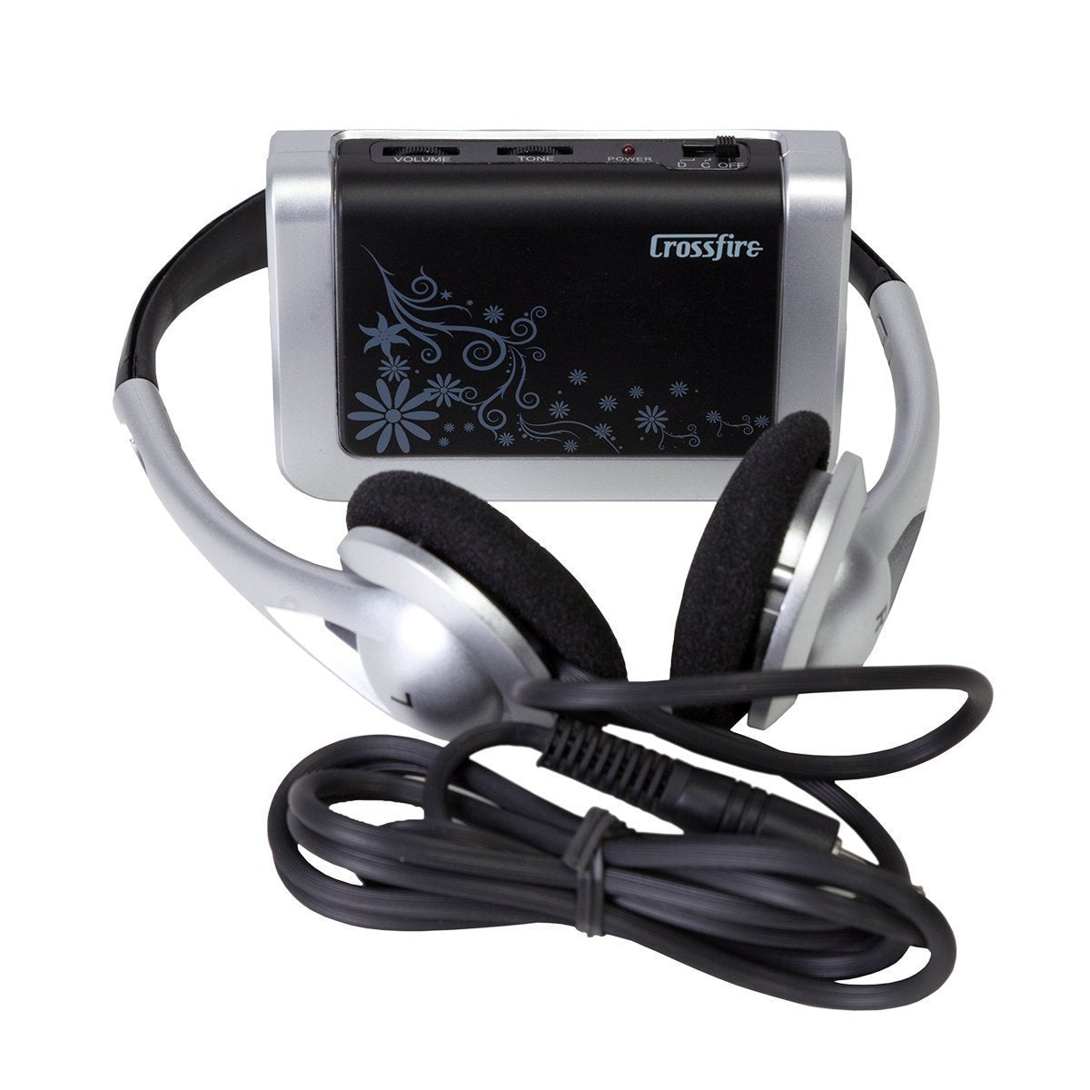 POCKET ELECTRIC GUITAR AMP SET - INCLUDED HEADPHONES - BLACK
