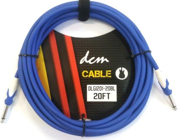 Kirlin 20FT Blue Guitar Cable