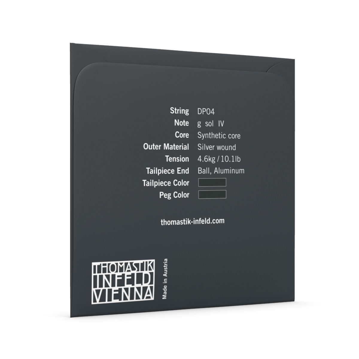 Thomastik DP04 Dominant Pro G Volin String Silver