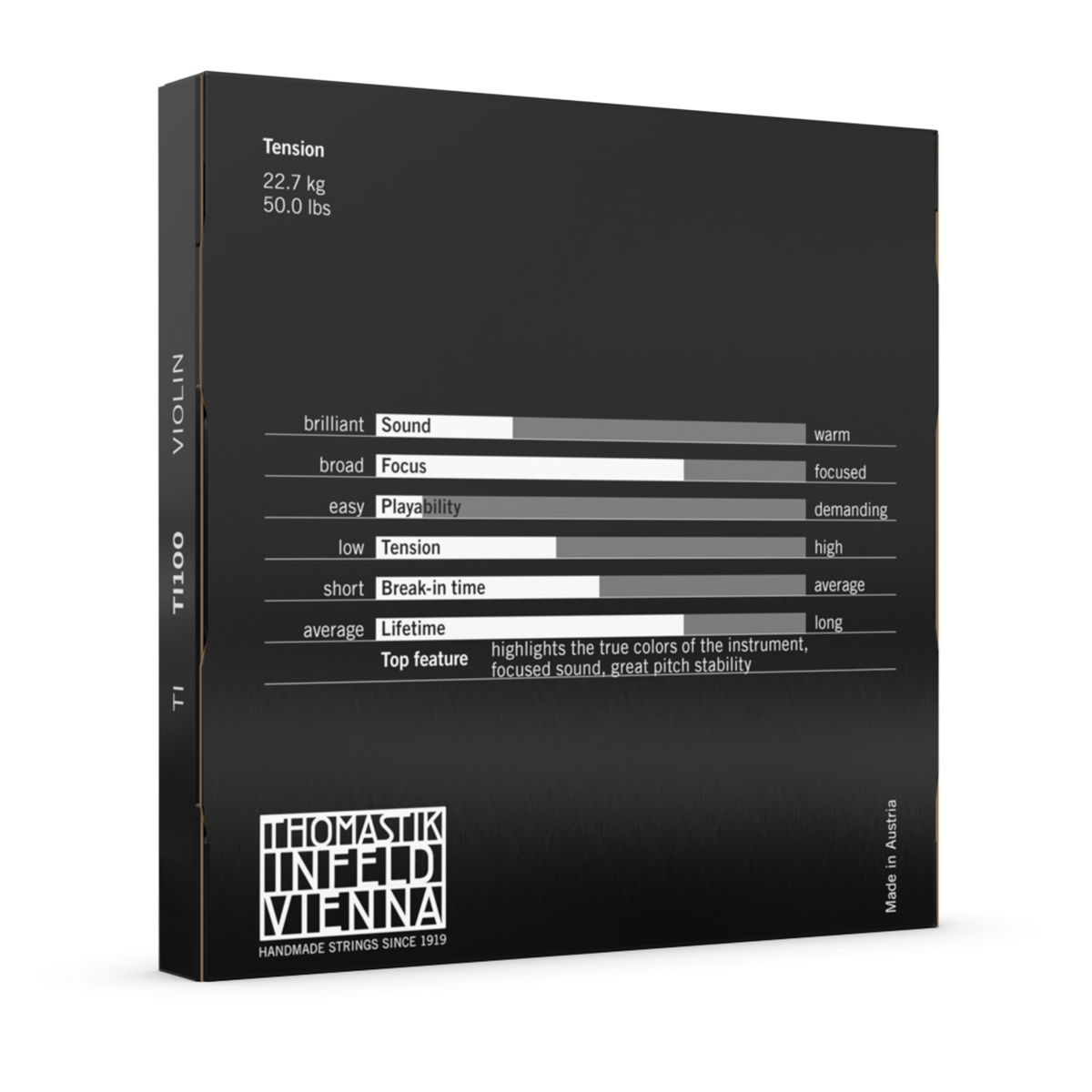 Thomastik TI100 Ti Violin 4/4 String Set