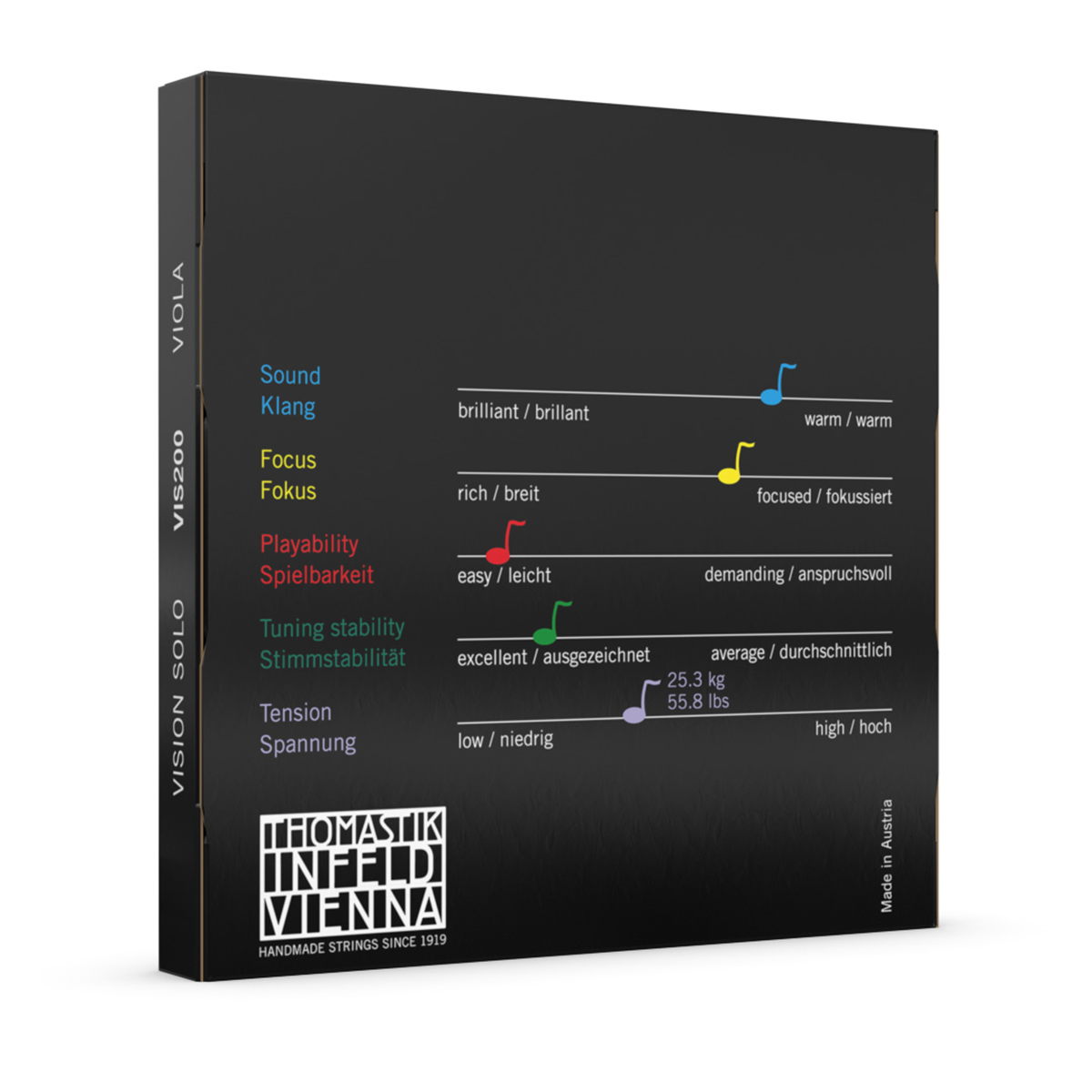 Thomastik VIS200 Vision Solo Viola String Set