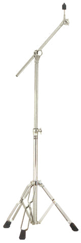 CYMBAL BOOM STAND CHROME HEIGHT ADJ HEAVY DUTY