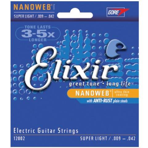 Elixir 12002 Nanoweb Electric Super Light 9-42