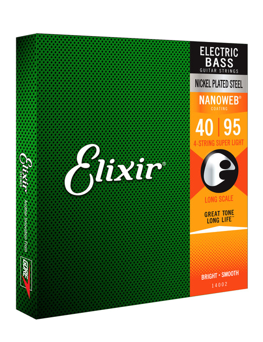 Elixir 14002 Electric Bas Bass Nickel Plated Steel With
