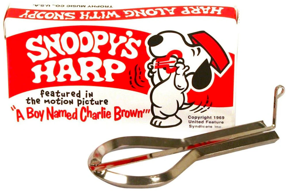 Snoopy 3 1/4" Jaw Harp | Chrome