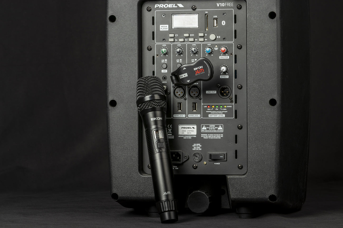Eikon EKJMA Handheld Wireless System UHF 512 – 541.7 MHZ