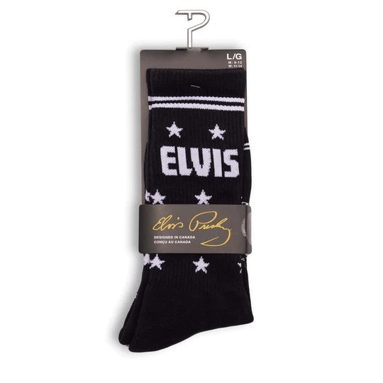 Perris Licensed ELVIS The King - Large Crew Sock