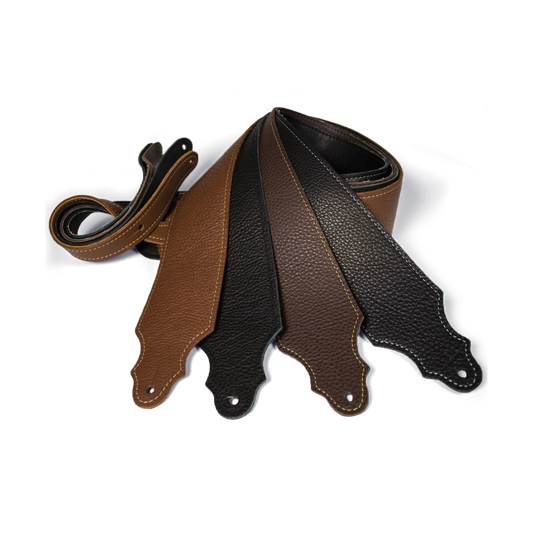 Franklin 3" Caramel Purist Leather Strap with Buck Backing