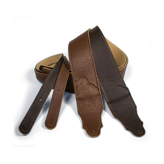 Franklin Original 2.5" Caramel Glove Leather with Gold Stitching