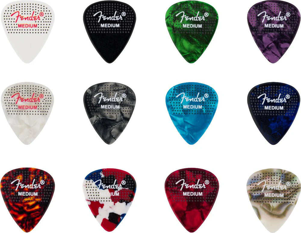 351 Dotted Celluloid Picks 12-Pack Medium