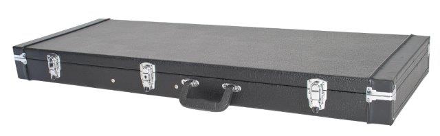 JAG/JAZZMASTER RECTANGULAR CASE - PLYWOOD RECTANGULAR COVERED IN BLACK VINYL