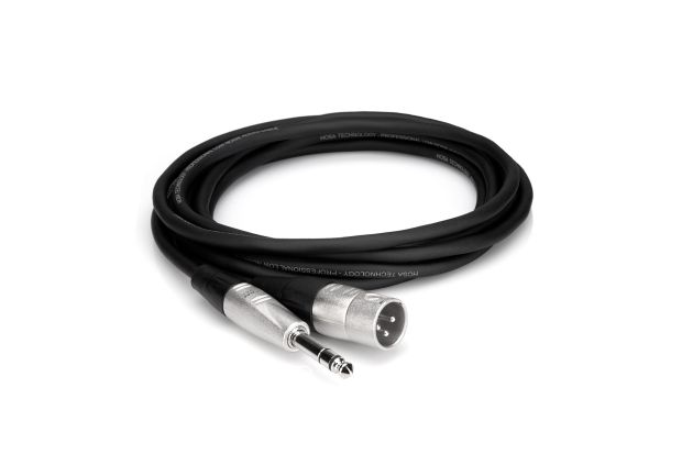 HOSA PRO HPX015 PRO UNBALANCED INTERCONNECT REAN 1/4 IN TS TO XLR3M 15 FT / 4.5M