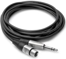 Hosa HXS003 Pro Balanced Interconnect REAN XLRF To 1/4" TRS