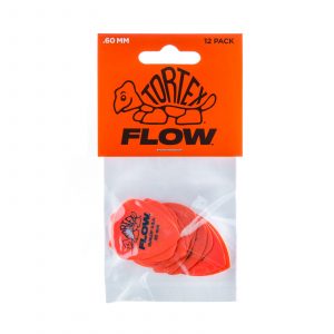Dunlop .60 Tortex Flow Guitar Picks Player Pack | Pack of 12