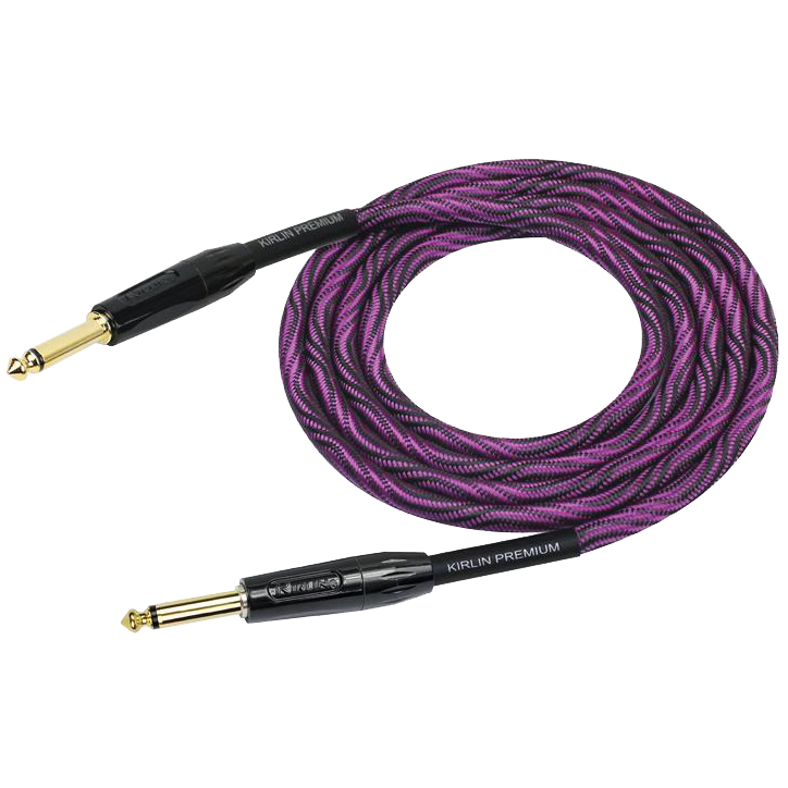 Kirlin IWB201WB 10ft Premium Plus Wave Purple Instrument Cable