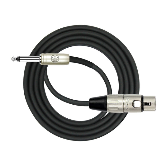 Kirlin KMP482PR Fem XLR to 1/4" Jack Microphone Cable 30Ft