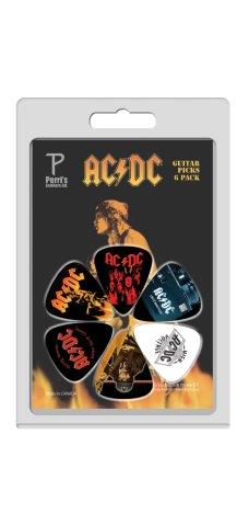 Perris 6-Pack ACDC Licensed Guitar Picks Pack