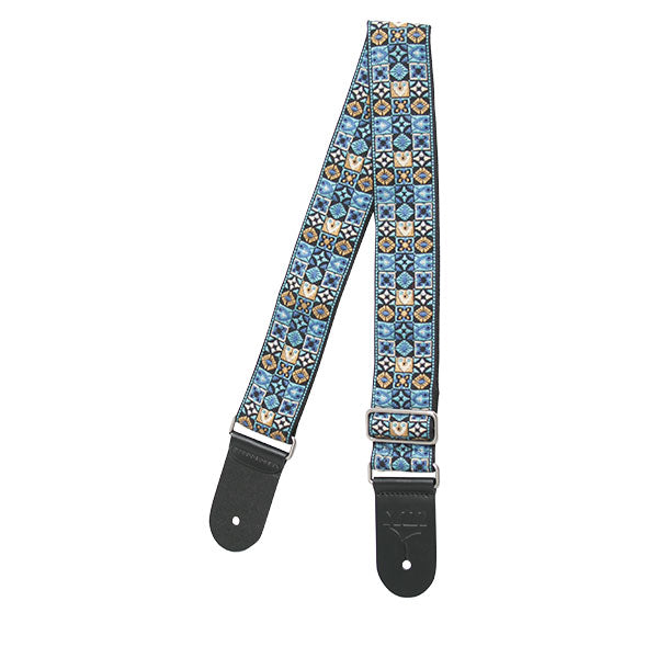 XTR Deluxe Vintage 60's Guitar Strap | Blue
