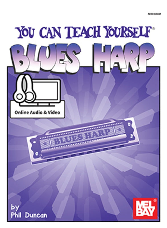 YOU CAN TEACH YOURSELF BLUES HARP BK/OA/OV