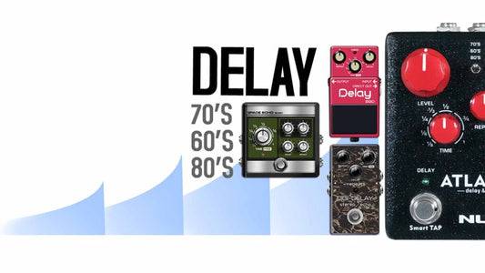 NU-X Verdugo Series Atlantic Multi Delay Reverb Effectcs Pedal