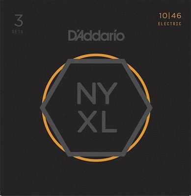 DADDARIO ELEC GTR 3-PACK NYXL REG LITE