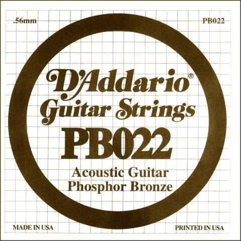 .022 ACOUSTIC GTR STR SINGLE PHBR-W