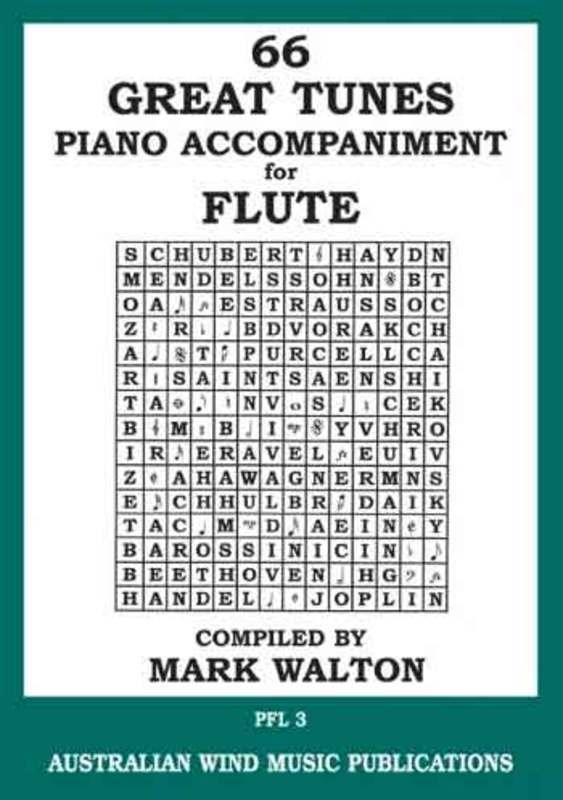 GREAT TUNES 66 PNO ACCOMP FLUTE