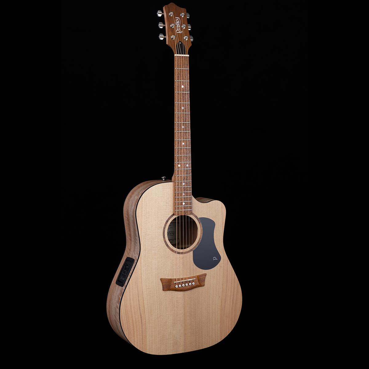 Pratley Dread Maple B/S Bunya Top cutaway