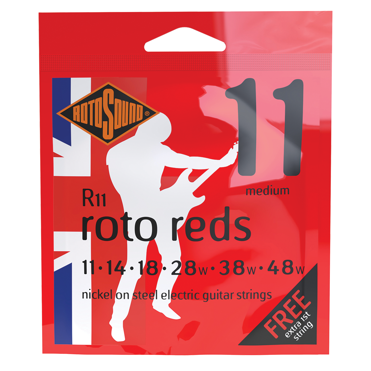 Rotosound R11 Roto Reds Electric Set 11 - 48