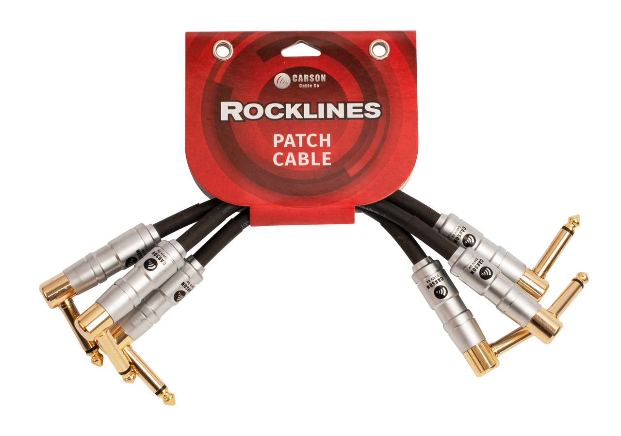006 INCH PATCH CABLES 2 RIGHT ANGLE JACKS QP03