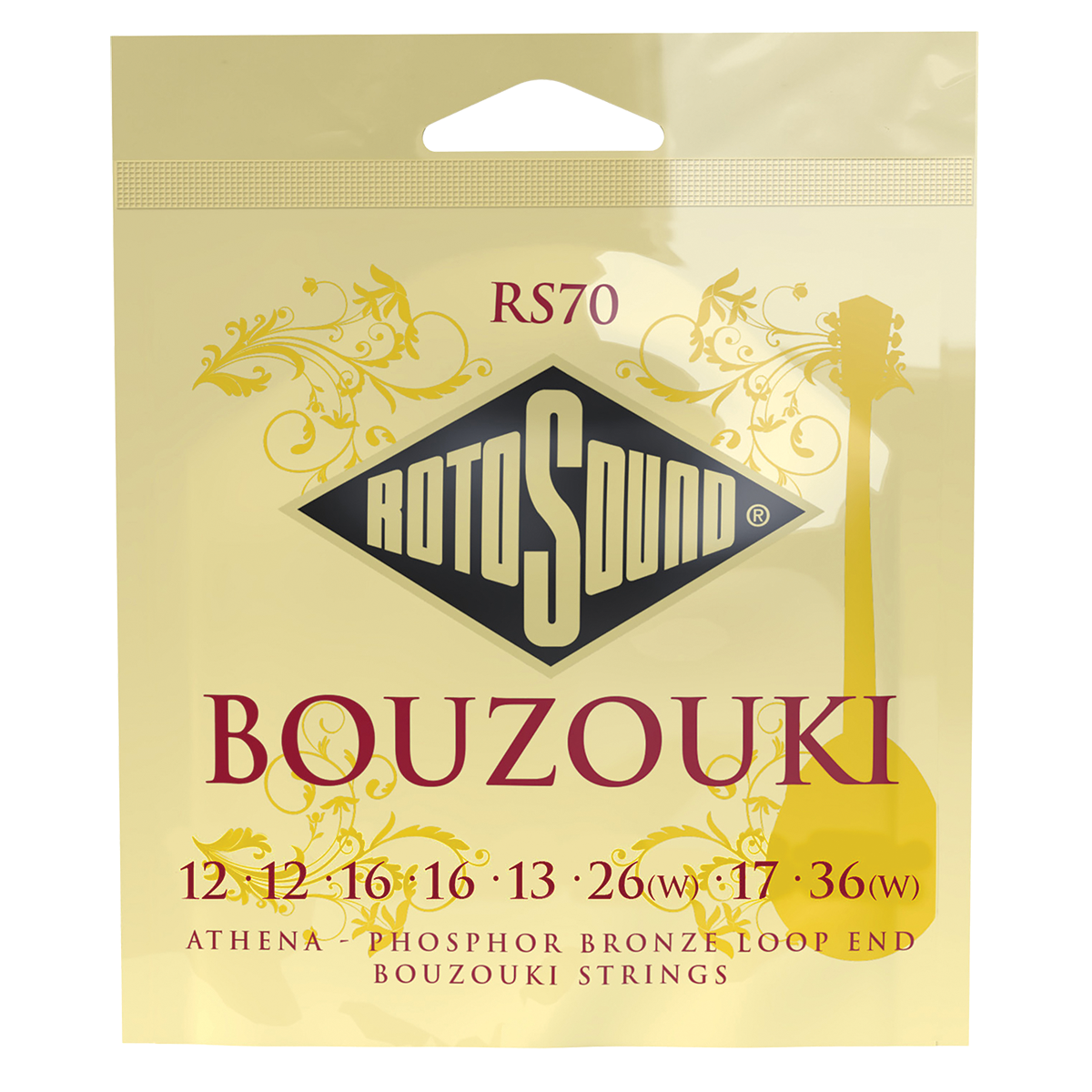 Rotosound RS70 Bouzouki Loop End 8 String Phosphor Bronze
